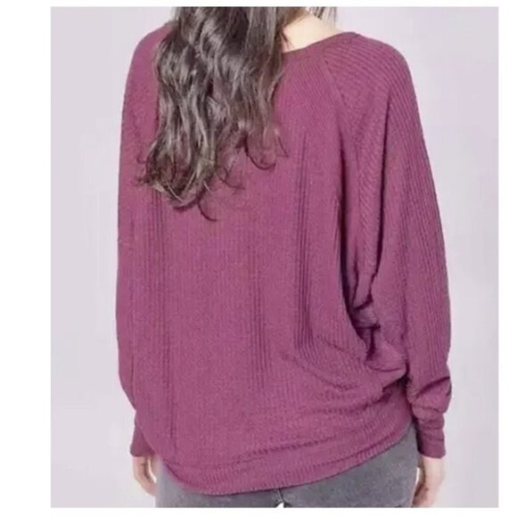 Free People Santa Clara Oversized Thermal Top - Picture 8 of 12